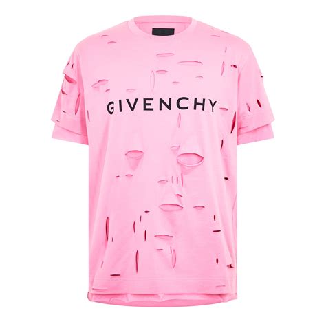 givenchy pink tshirt|Givenchy t shirt men price.